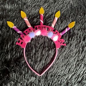 Happy birthday headband